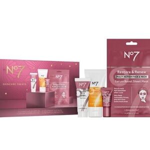 No7 Holiday Skincare Set – Restore & Renew + Radiance, New! Limited Edition